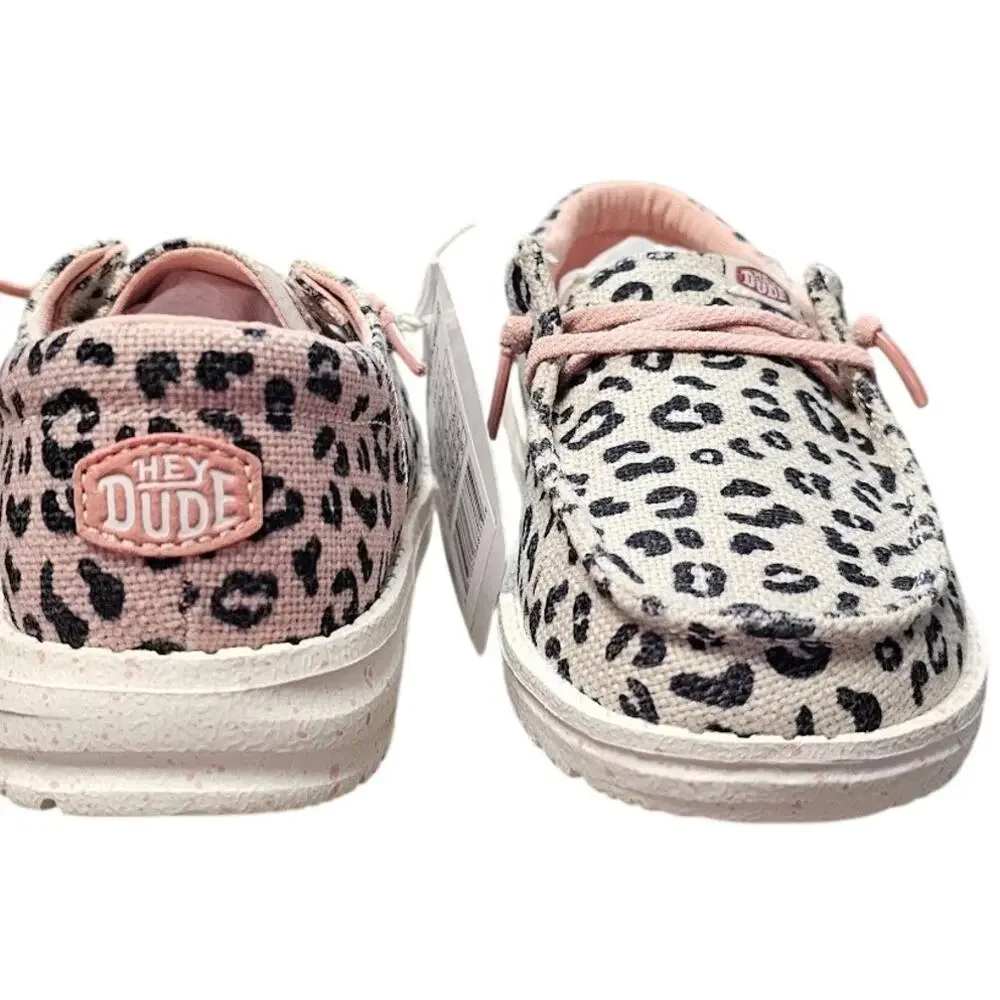 Hey Dude Kids Wendy Funk Leo  Slip On Loafers Size 3 NWT